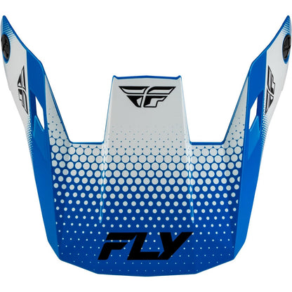 FLY Racing Rayce Sonar Helmet Visor - Blue/White/Black_2572262
