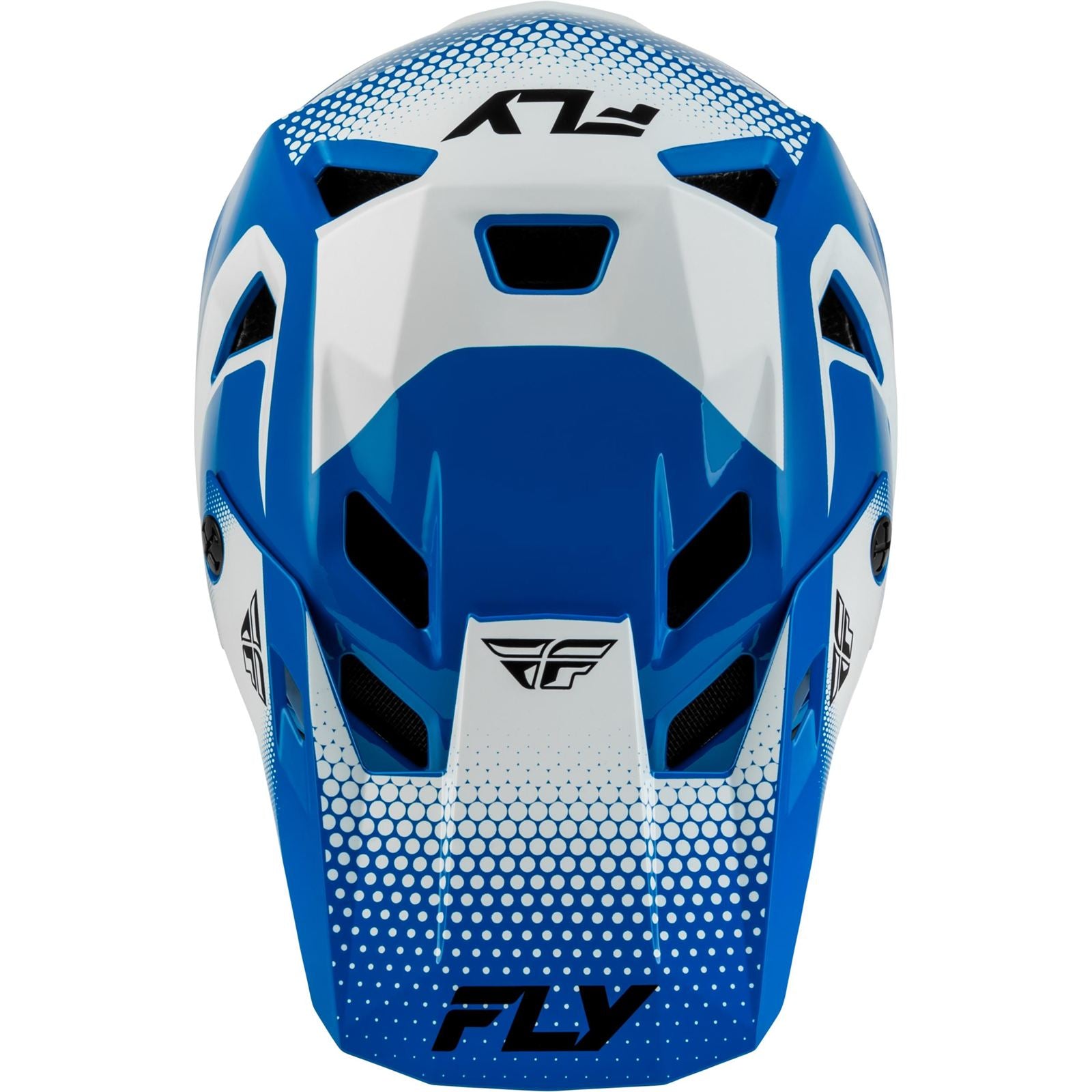 FLY Racing Youth Rayce Sonar Bicycle Helmet - Blue/White/Black_2572110
