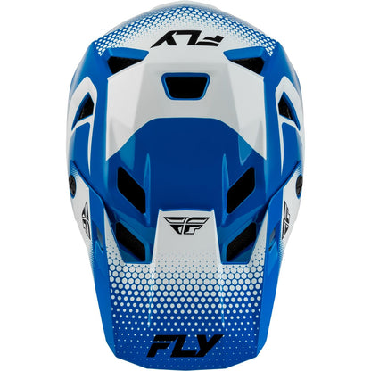 FLY Racing Youth Rayce Sonar Bicycle Helmet - Blue/White/Black_2572110
