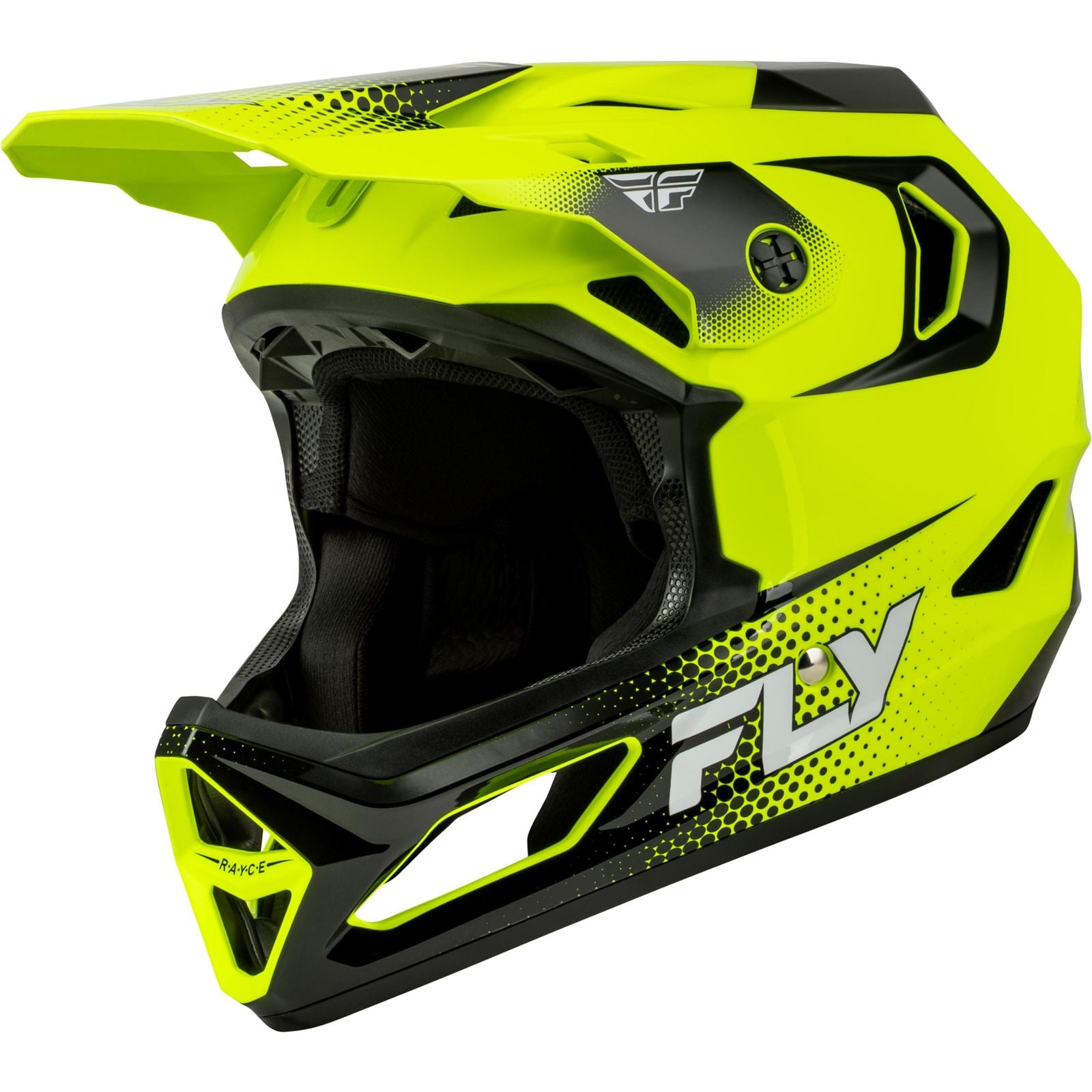 FLY Racing Rayce Sonar Bicycle Helmet - Hi-Vis/Black/White_2572156