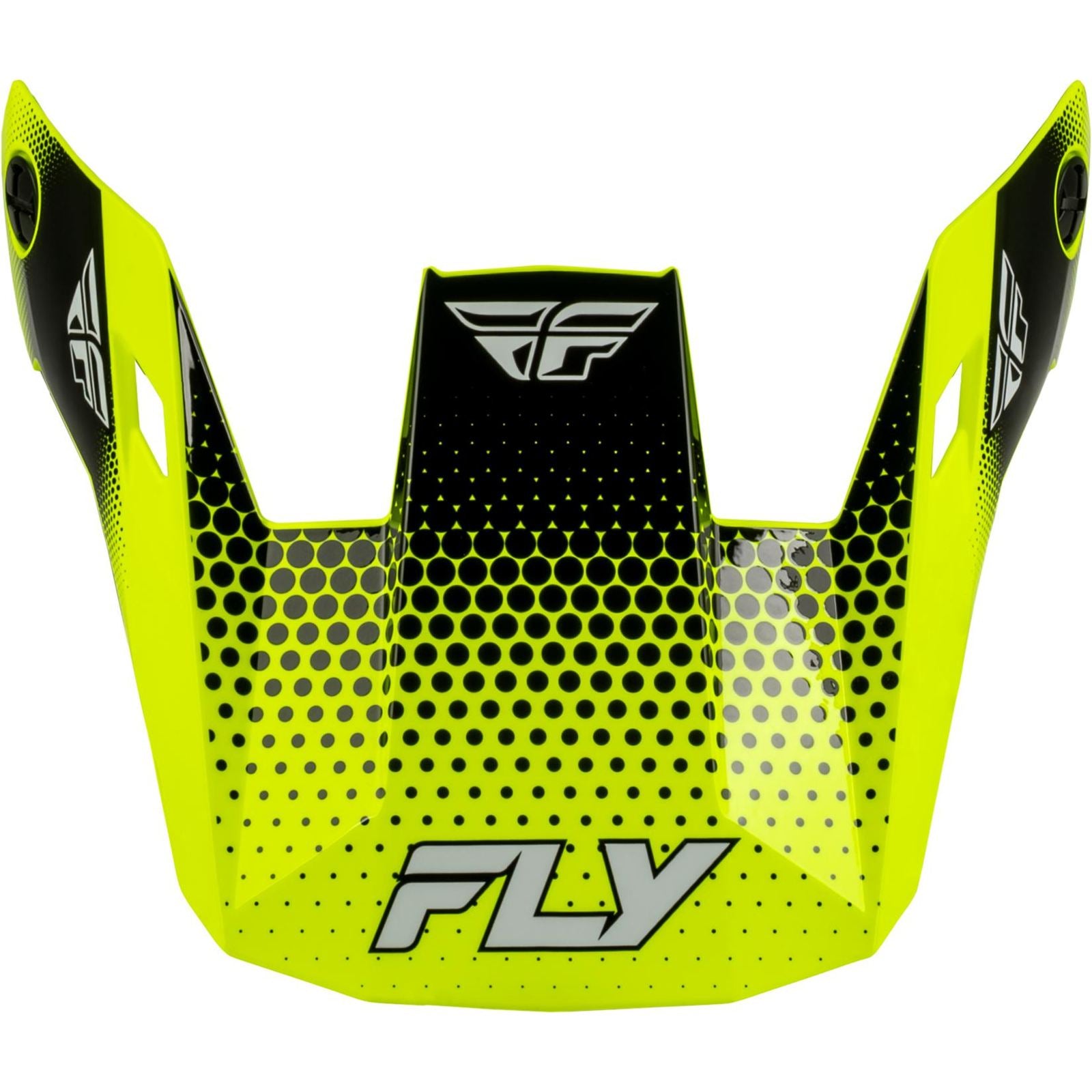 FLY Racing Rayce Sonar Helmet Visor - Hi-Vis-Black/White_2572052