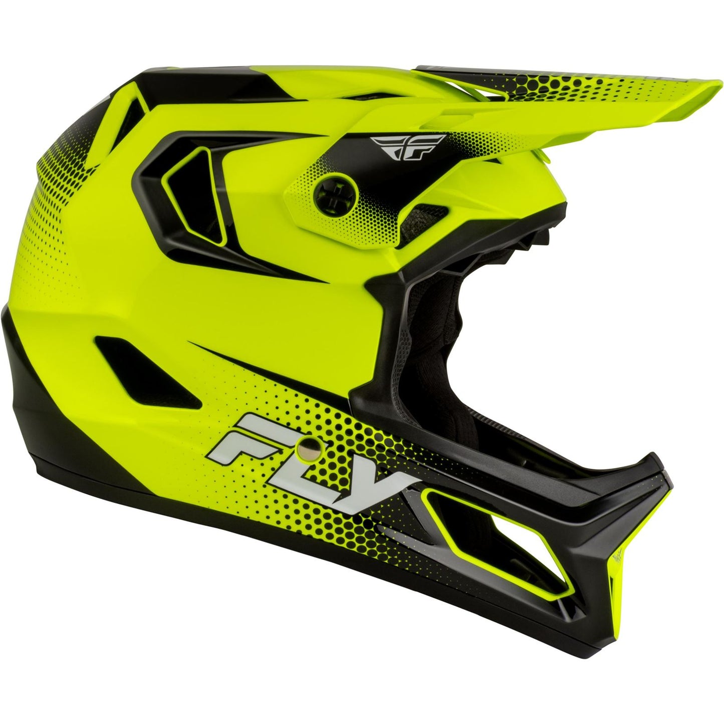 FLY Racing Youth Rayce Sonar Bicycle Helmet - Hi-Vis/Black/White_2572006