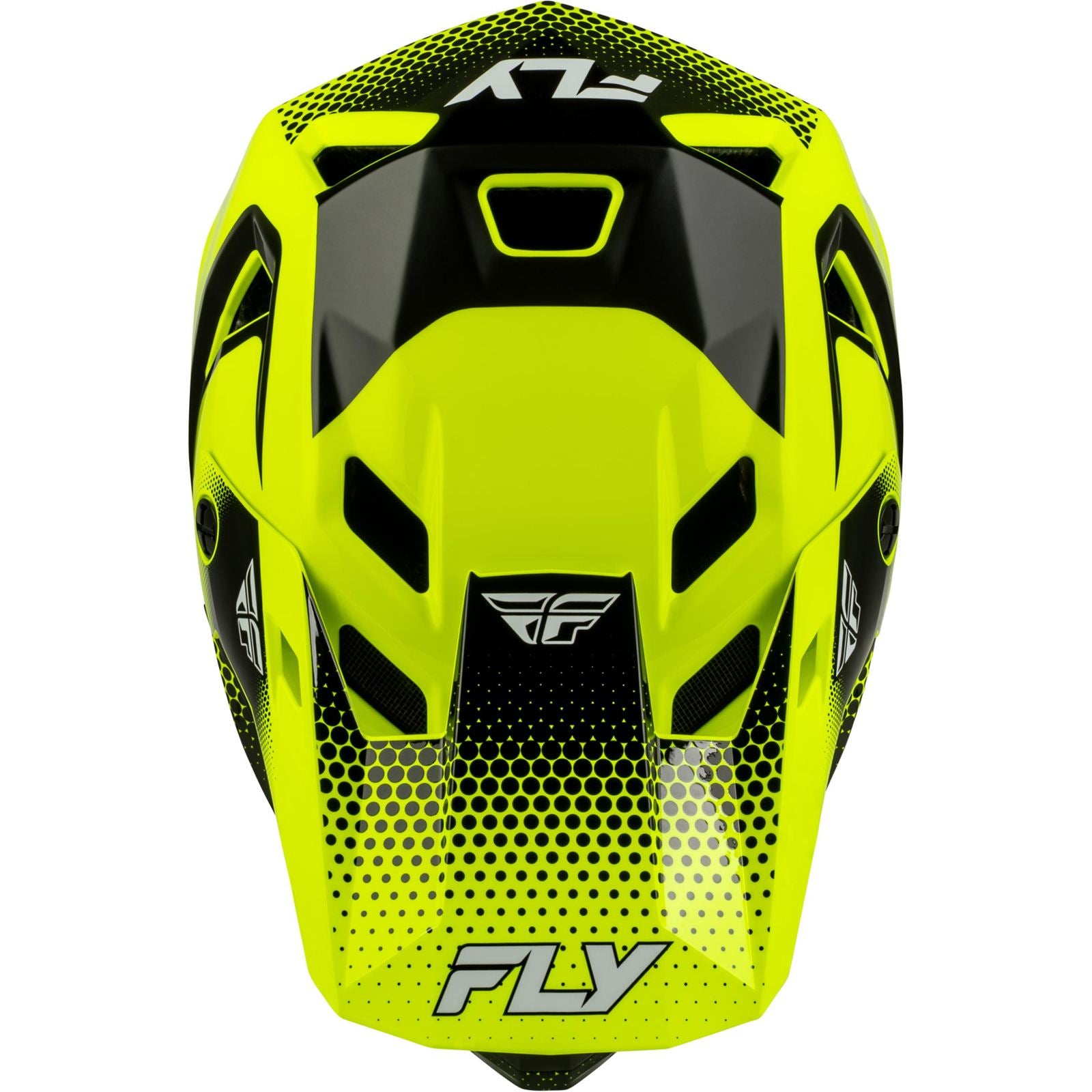 FLY Racing Youth Rayce Sonar Bicycle Helmet - Hi-Vis/Black/White_2572145