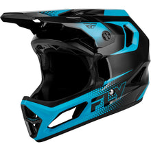 FLY Racing Youth Rayce Sonar Bicycle Helmet - Black/Electric Blue_2572060