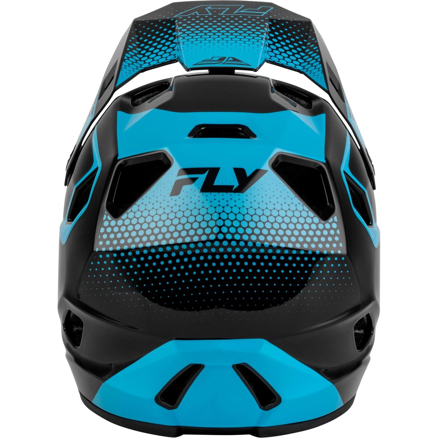 FLY Racing Youth Rayce Sonar Bicycle Helmet - Black/Electric Blue_2572087