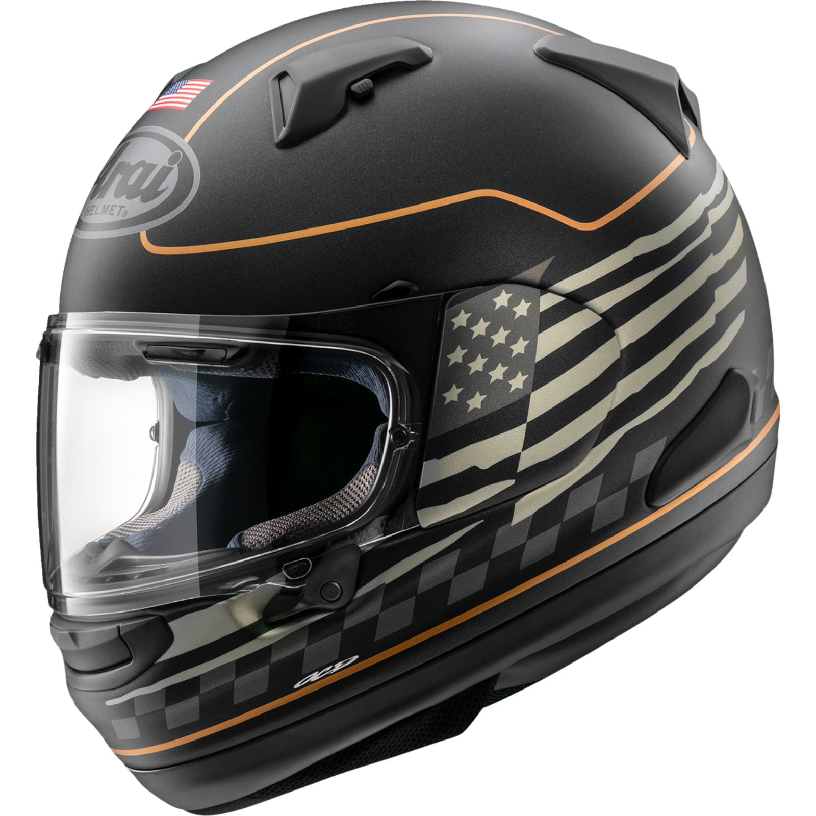 Arai Signet-X Helmet - US Flag - Black Frost - 2XL [MPN: 0101-18522]_2561722