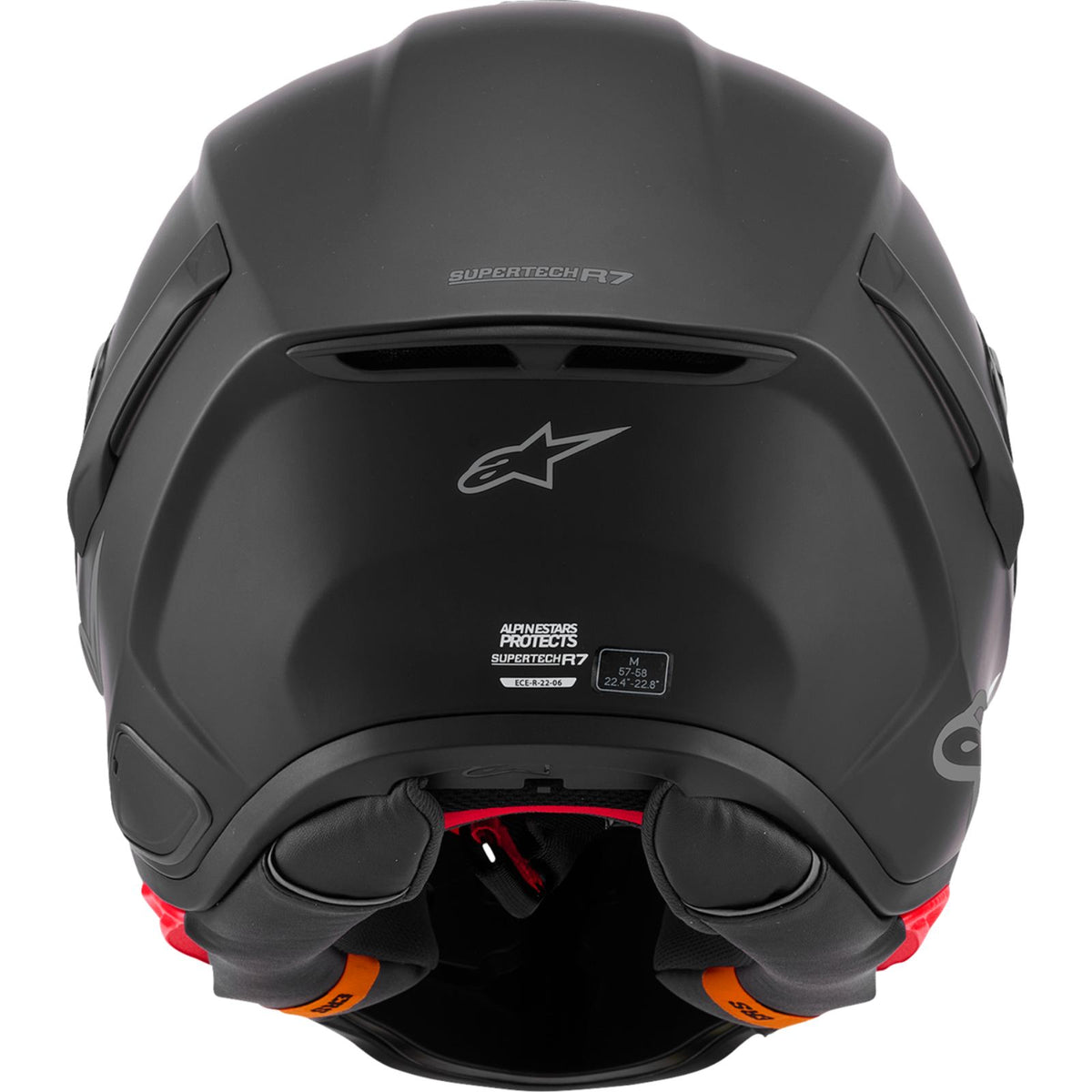 Alpinestars Supertech R7 Helmet - 22.06 - Solid - Matte Black_2565893