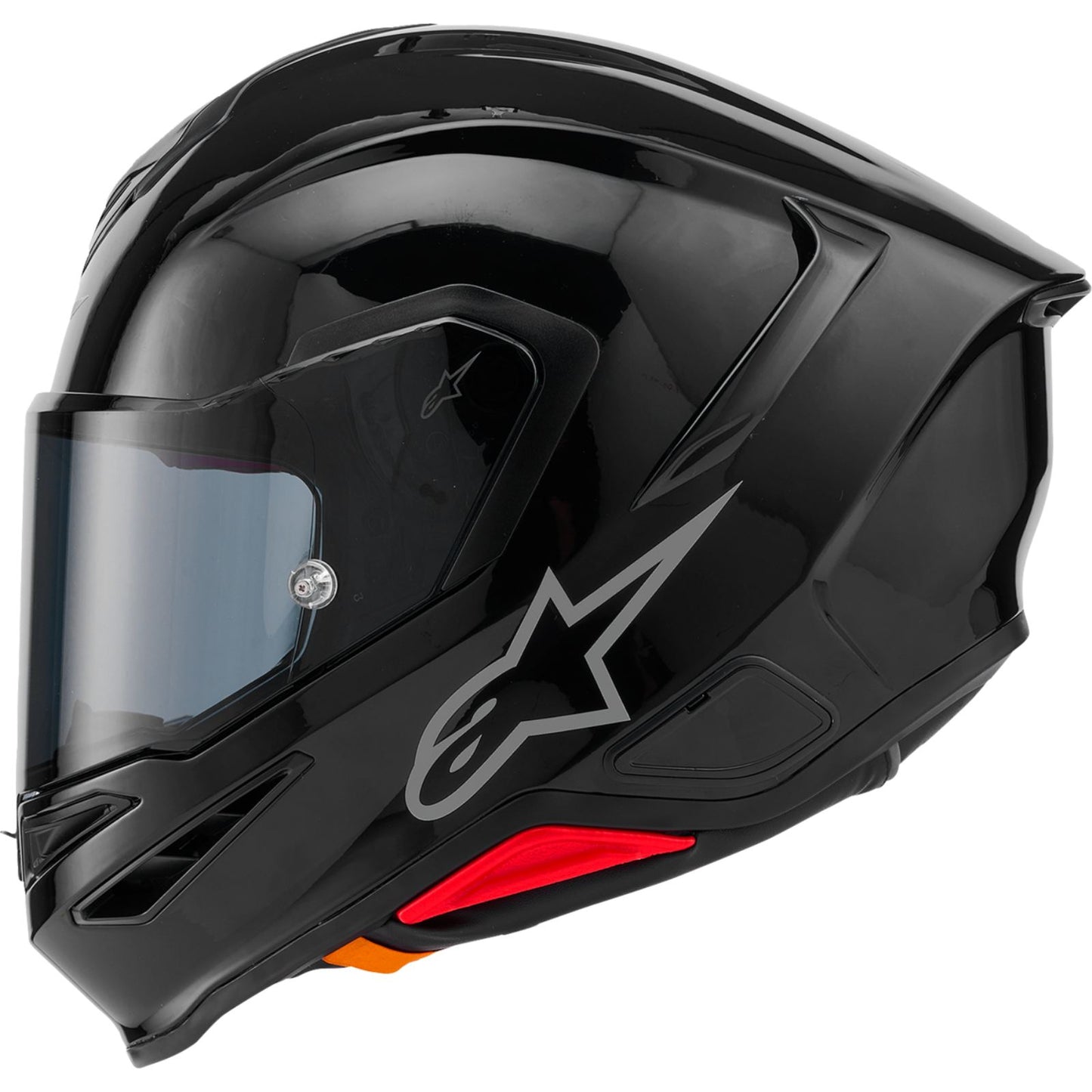 Alpinestars Supertech R7 Helmet - 22.06 - Solid - Gloss Black - Large [MPN: 8202126-1180-L]_2563580
