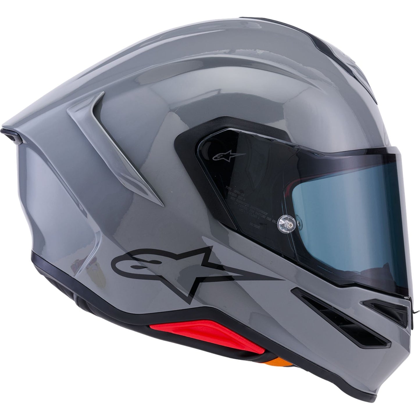 Alpinestars Supertech R7 Helmet - 22.06 - Solid - Gloss Gray_2558416