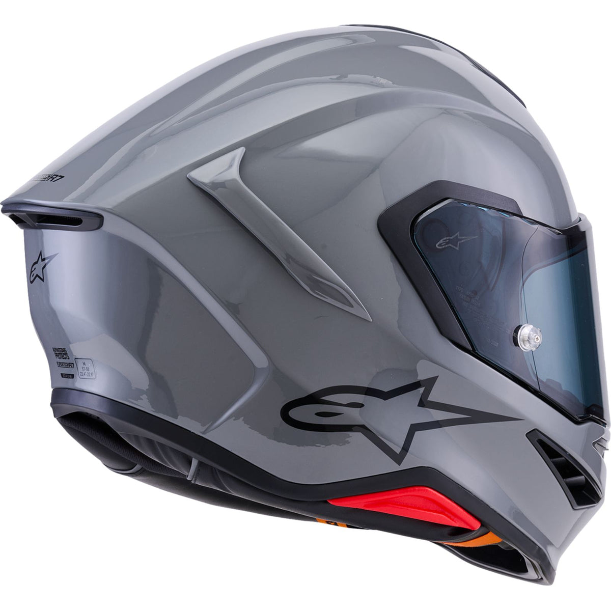 Alpinestars Supertech R7 Helmet - 22.06 - Solid - Gloss Gray_2562279