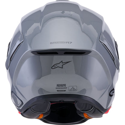 Alpinestars Supertech R7 Helmet - 22.06 - Solid - Gloss Gray_2563761