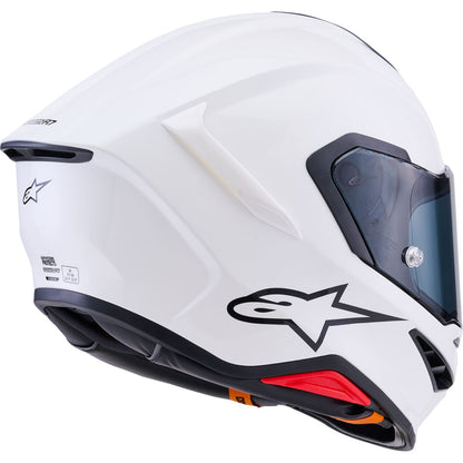 Alpinestars Supertech R7 Helmet - 22.06 - Solid - Gloss White - Medium [MPN: 8202126-2180-M]_2562205