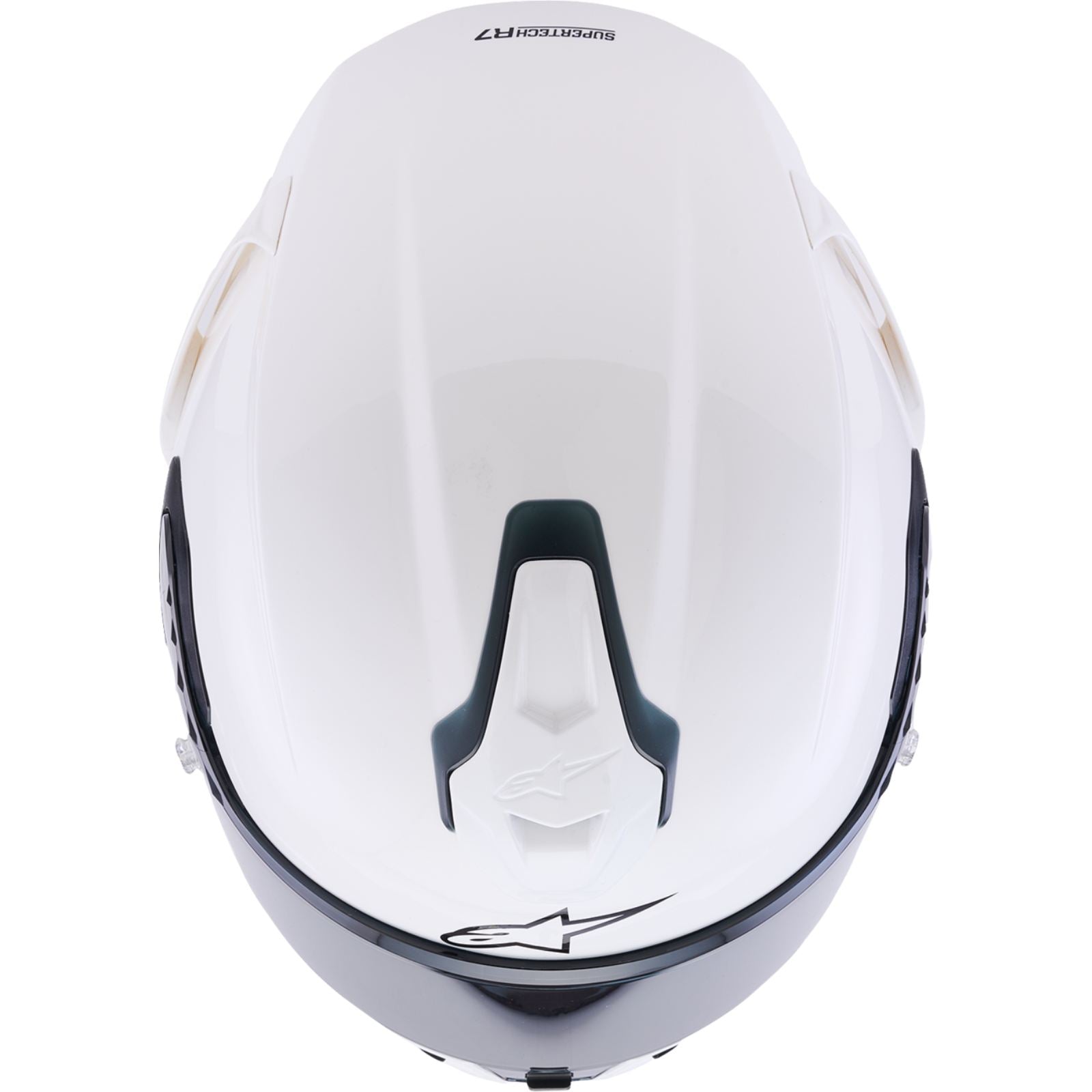 Alpinestars Supertech R7 Helmet - 22.06 - Solid - Gloss White - Medium [MPN: 8202126-2180-M]_2563929