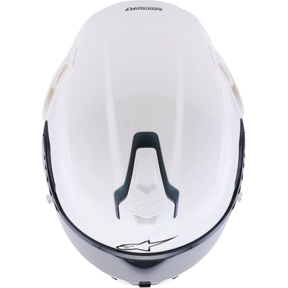 Alpinestars Supertech R7 Helmet - 22.06 - Solid - Gloss White - Medium [MPN: 8202126-2180-M]_2563929