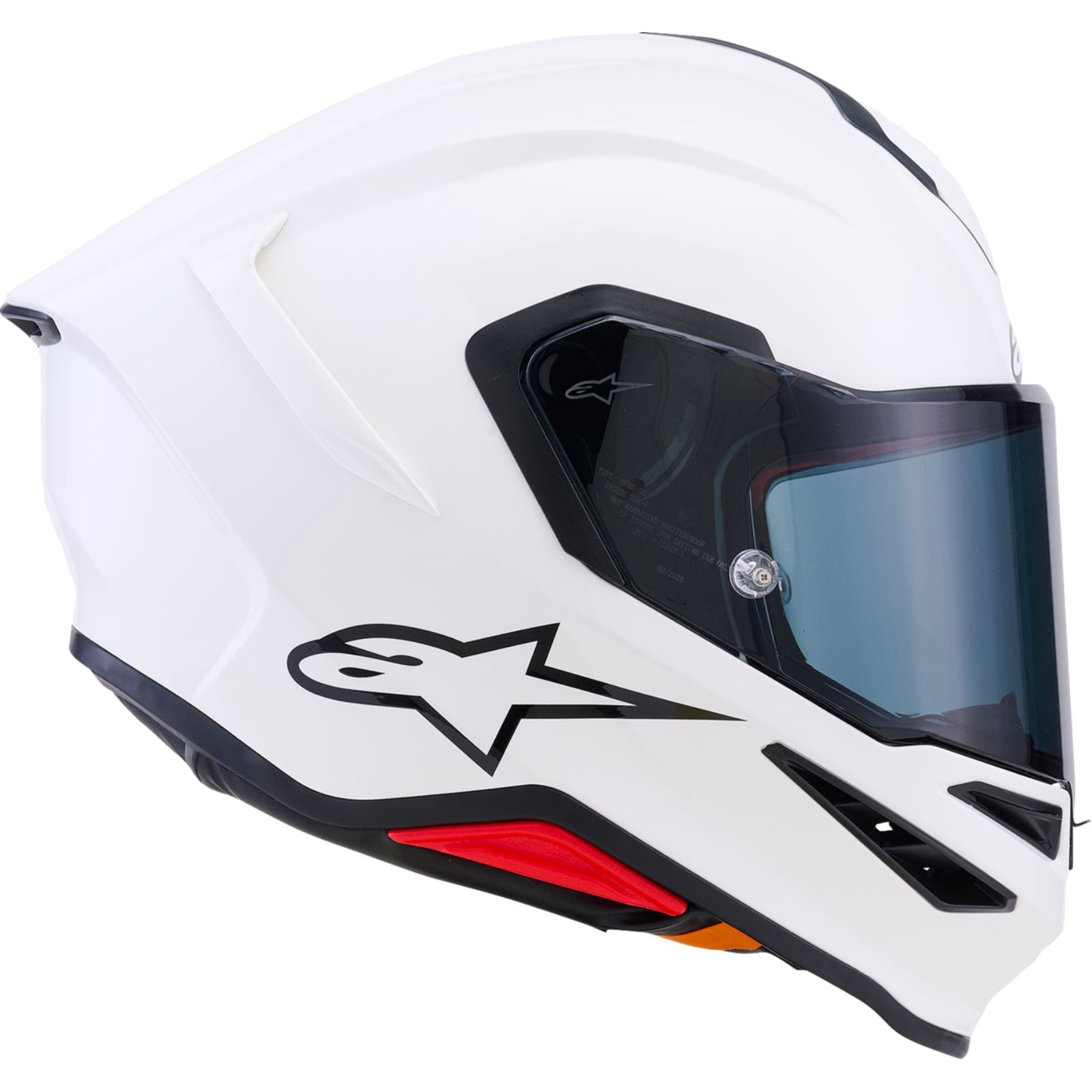 Alpinestars Supertech R7 Helmet - 22.06 - Solid - Gloss White - Medium [MPN: 8202126-2180-M]_2564039