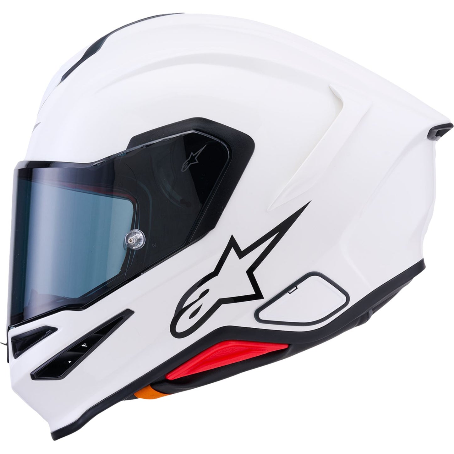 Alpinestars Supertech R7 Helmet - 22.06 - Solid - Gloss White - Medium [MPN: 8202126-2180-M]_2565475