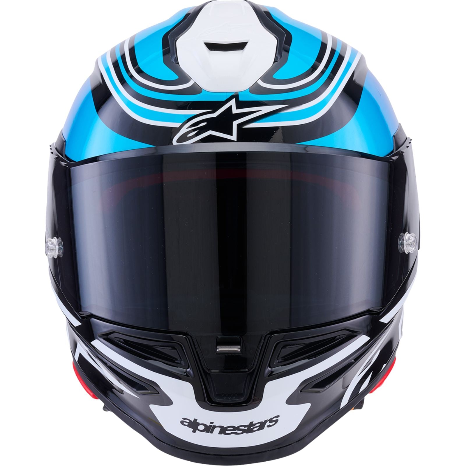 Alpinestars Supertech R7 Helmet - Zeal - 22.06 - Gloss Black/Blue/Pink Fluo/White_2560348