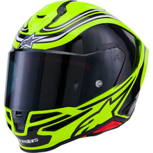 Alpinestars Supertech R7 Helmet - Zeal - 22.06 - Gloss Yellow Fluo/Black/White - Medium [MPN: 8202826-5021-M]_2560693