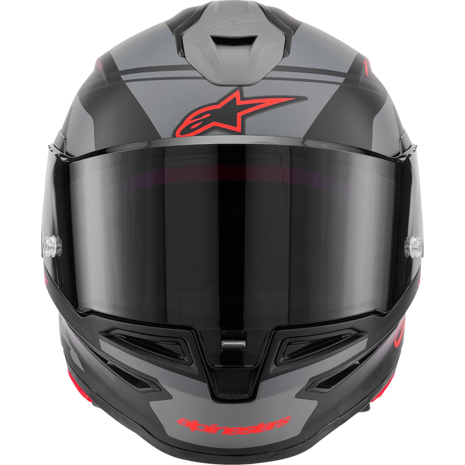 Alpinestars Supertech R7 Helmet - 22.06 - A-Core - Matte Black/Gray/Red_2560096