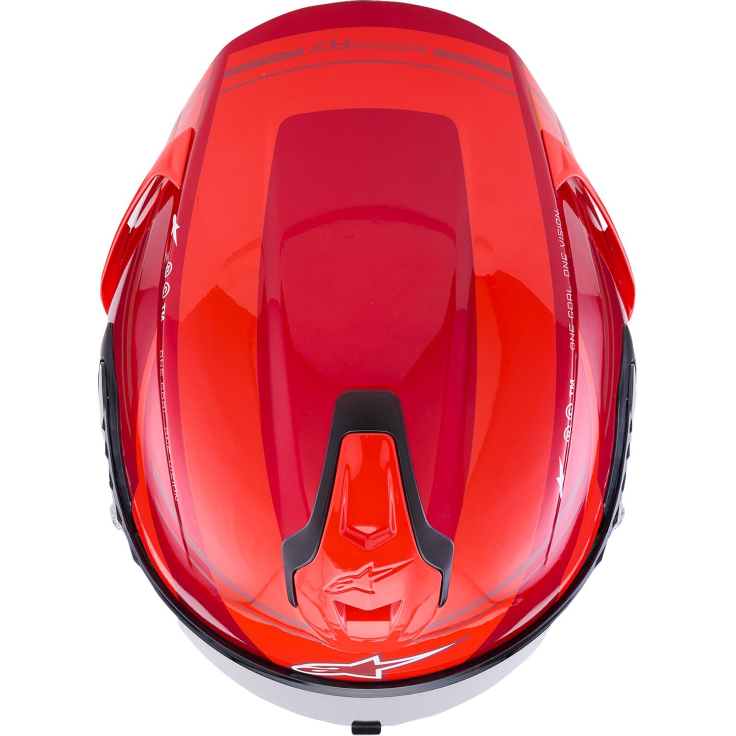 Alpinestars Supertech R7 Helmet - 22.06 - A-Core - Gloss Red/White_2562684