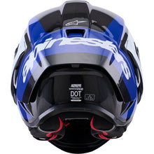 Alpinestars Supretech R10 Helmet - 22.06 - Arius - Gloss Black/White/Blue_2558439