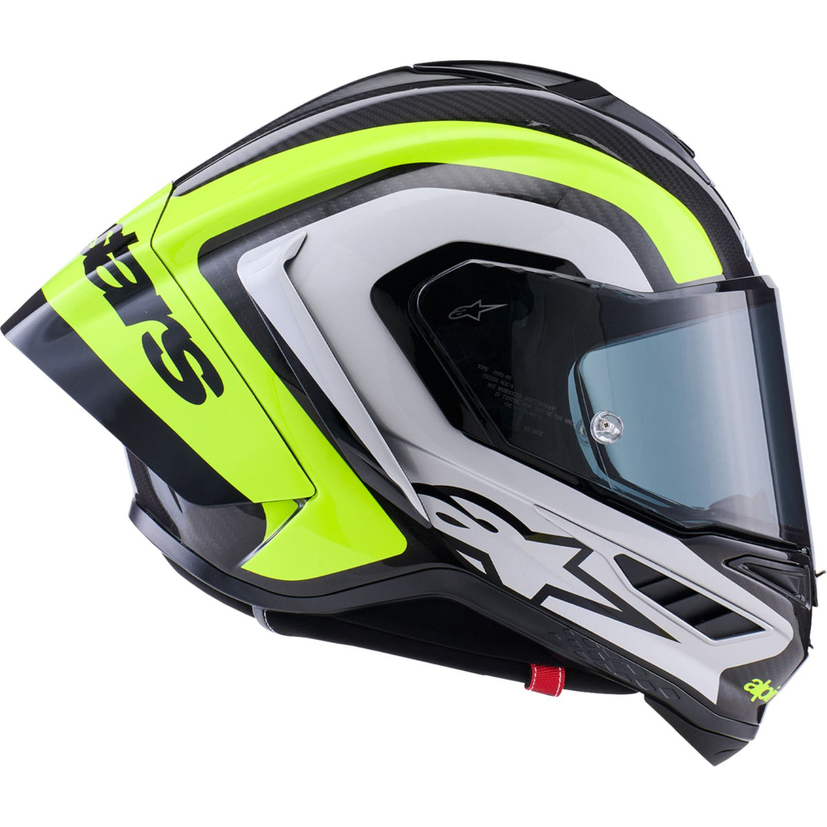 Alpinestars Supertech R10 Helmet - 22.06 - Arius - Gloss Black/Silver/Yellow Fluo_2560788
