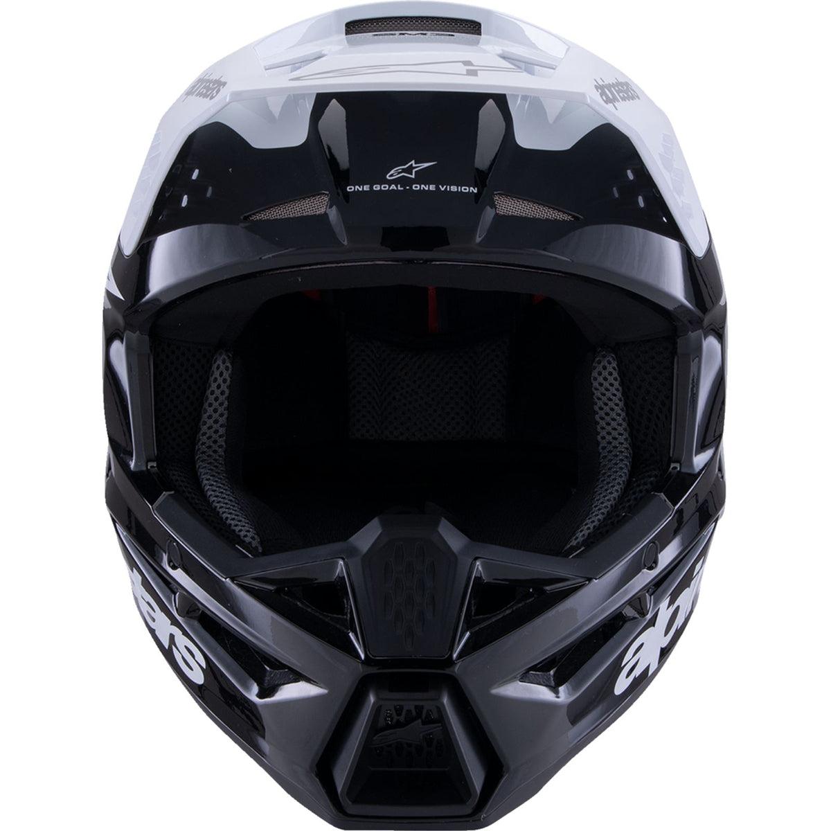 Alpinestars SM3 Helmet - Radium - Gloss Black/White/Gray - XS [MPN: 8300826-1546-XS]_2561782