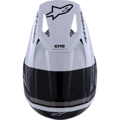 Alpinestars SM3 Helmet - Radium - Gloss Black/White/Gray - XS [MPN: 8300826-1546-XS]_2564925