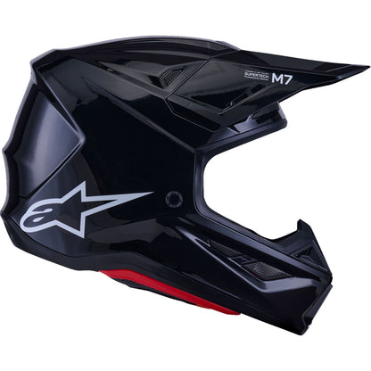 Alpinestars SM7 Helmet - Solid - Gloss Black_2559688