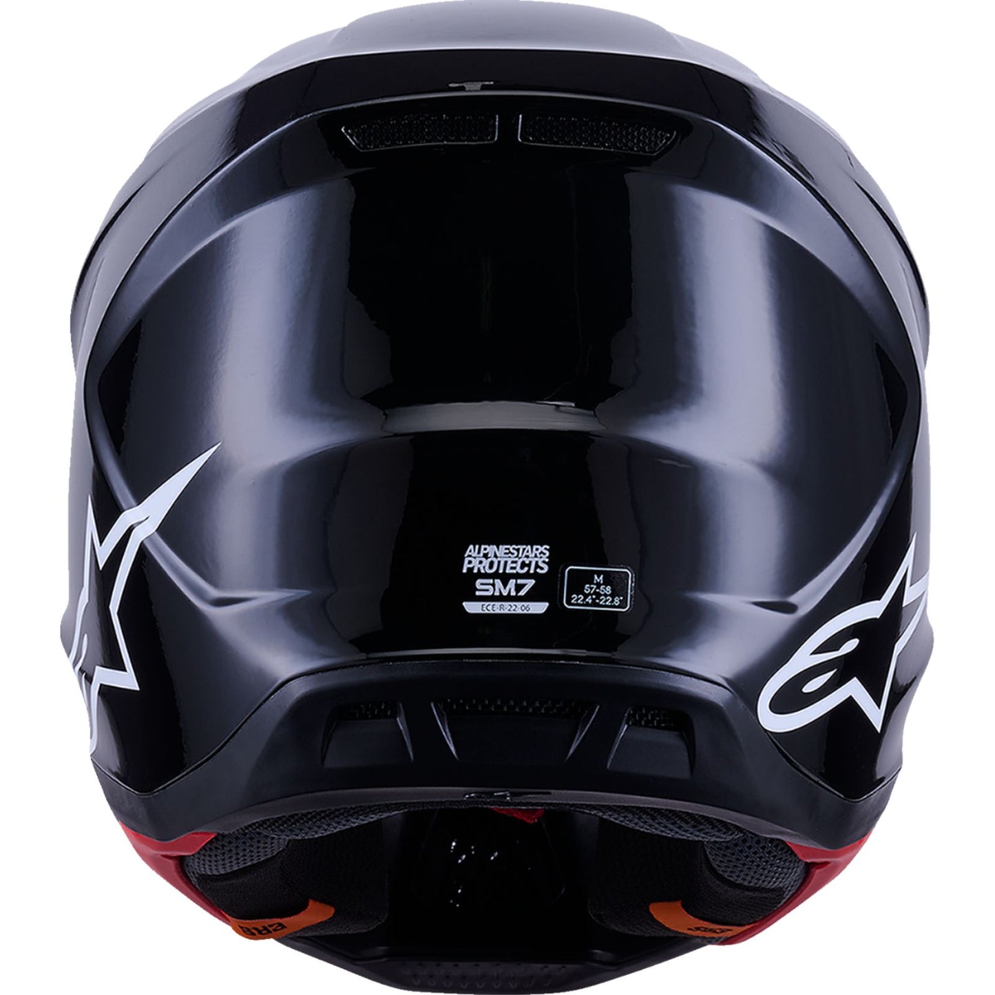 Alpinestars SM7 Helmet - Solid - Gloss Black_2561436