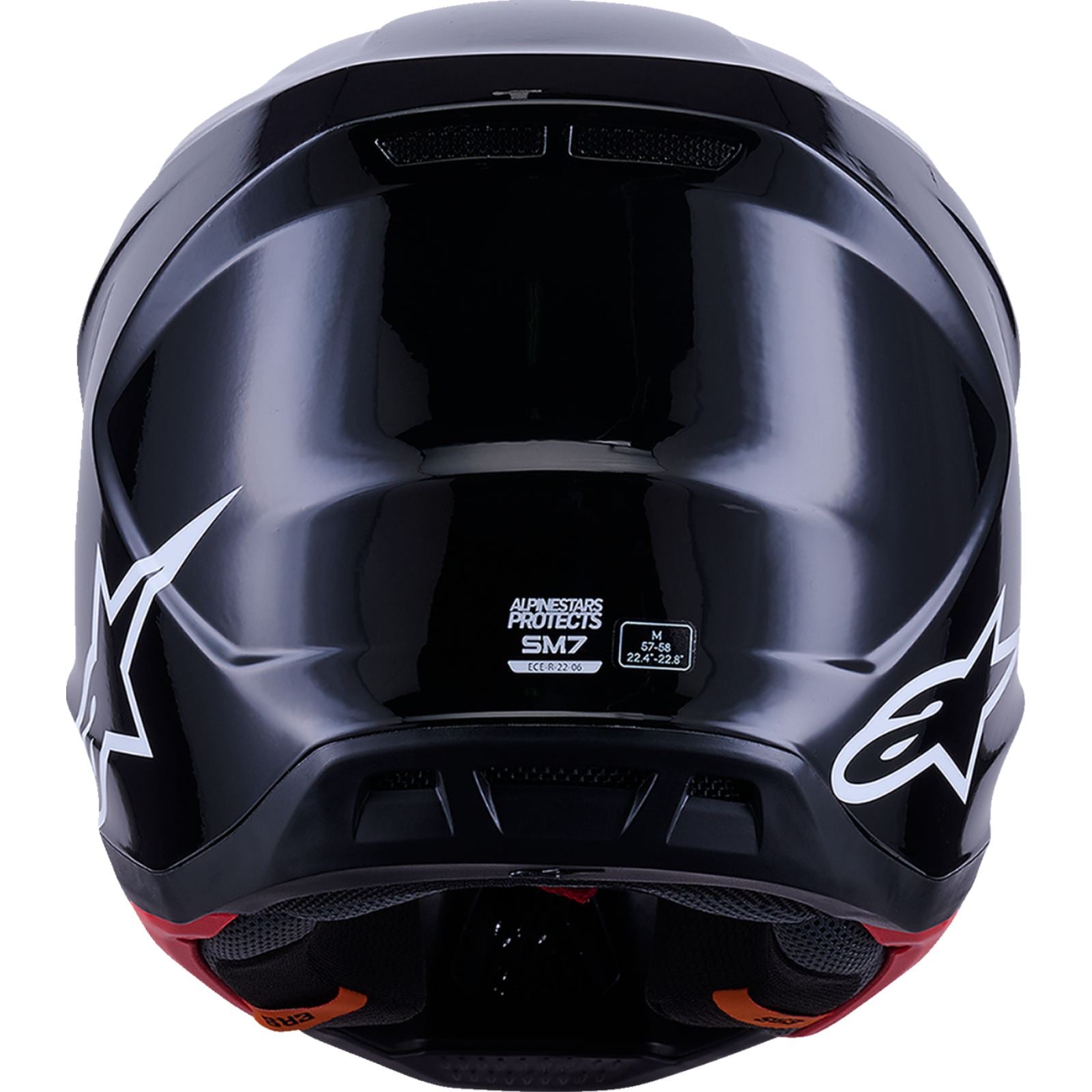 Alpinestars SM7 Helmet - Solid - Gloss Black_2561436