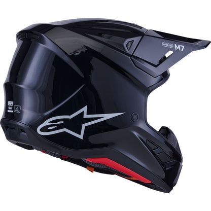 Alpinestars SM7 Helmet - Solid - Gloss Black_2562342