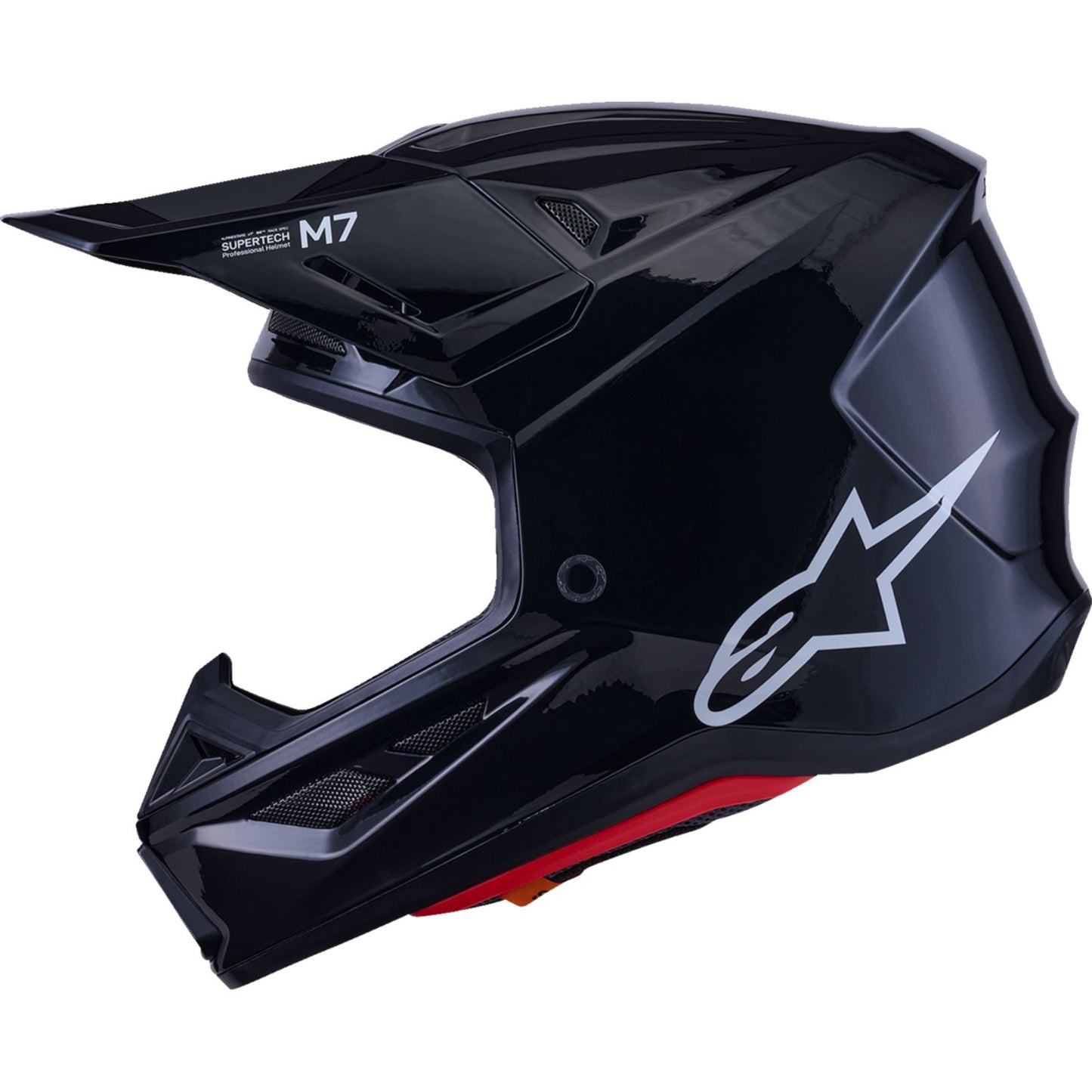 Alpinestars SM7 Helmet - Solid - Gloss Black_2565400