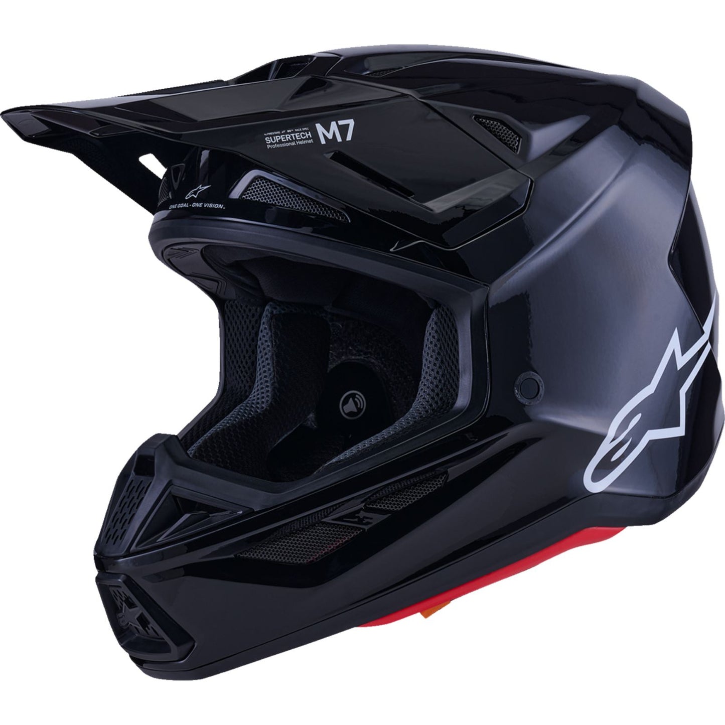 Alpinestars SM7 Helmet - Solid - Gloss Black_2565567