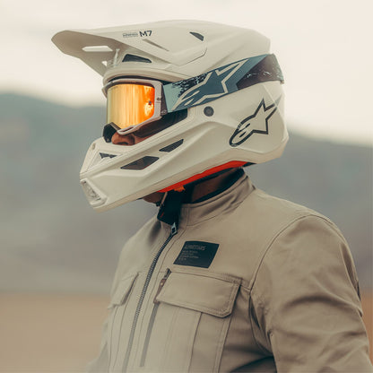 Alpinestars SM7 Helmet - Solid - Gloss White_2559669