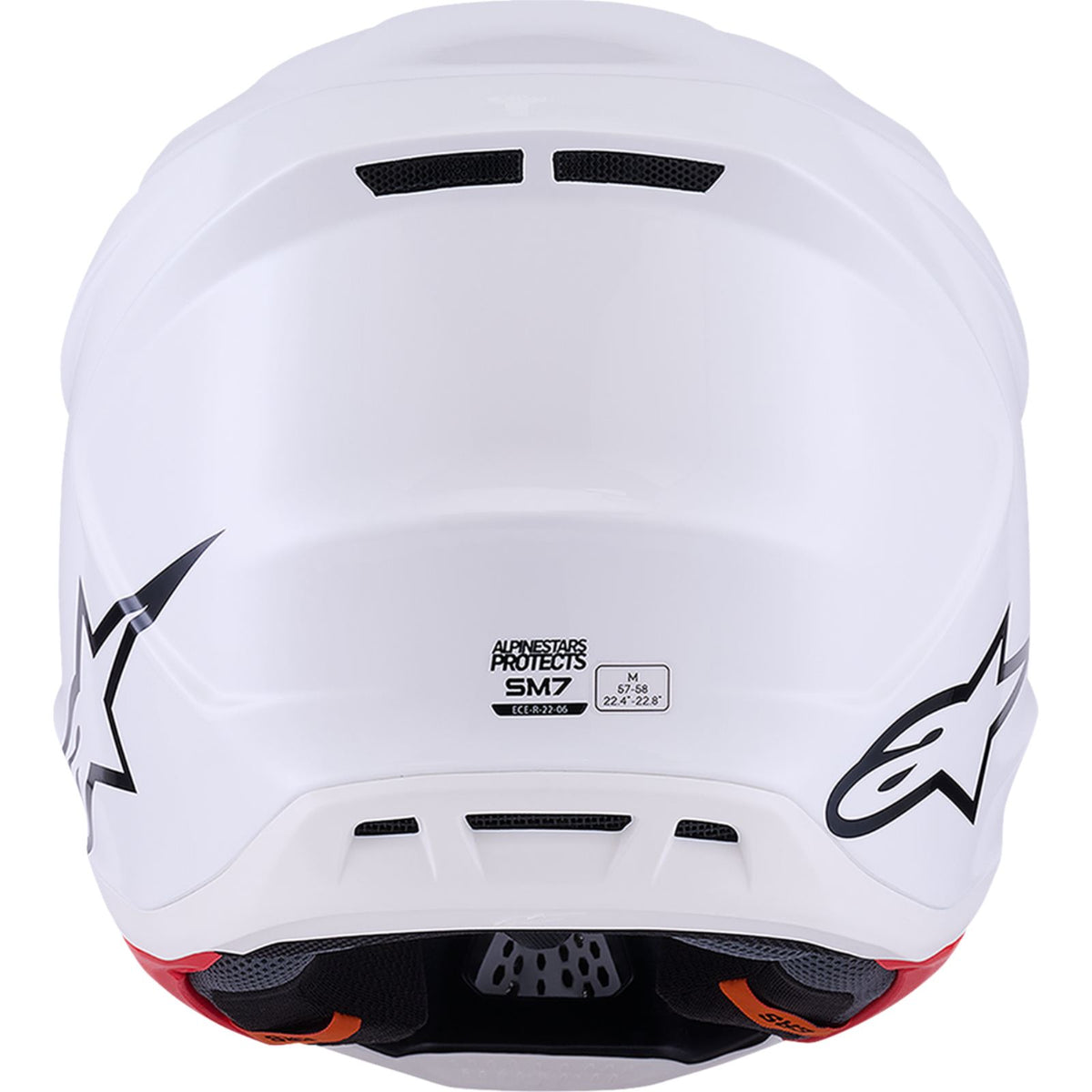 Alpinestars SM7 Helmet - Solid - Gloss White_2560913