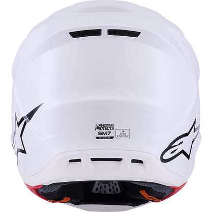 Alpinestars SM7 Helmet - Solid - Gloss White_2560913