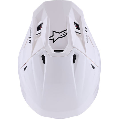 Alpinestars SM7 Helmet - Solid - Gloss White_2562709