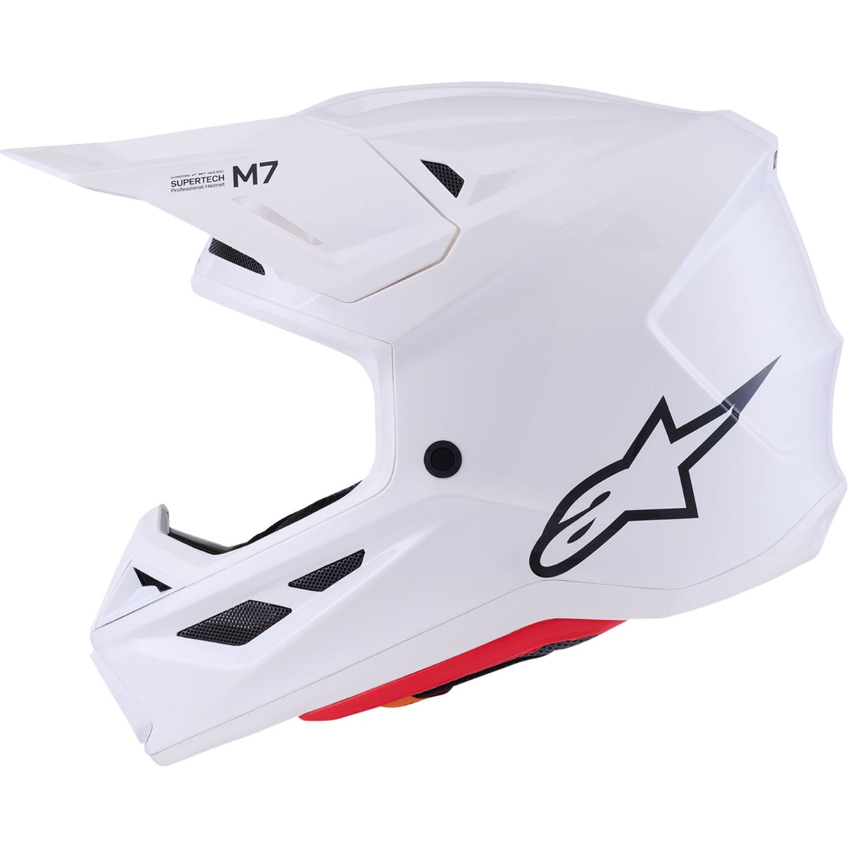 Alpinestars SM7 Helmet - Solid - Gloss White_2562966
