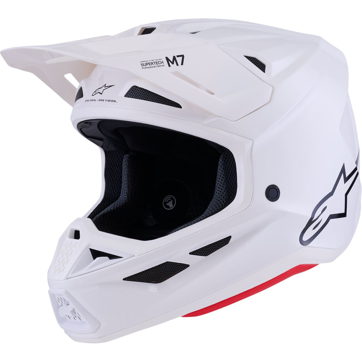 Alpinestars SM7 Helmet - Solid - Gloss White_2563187