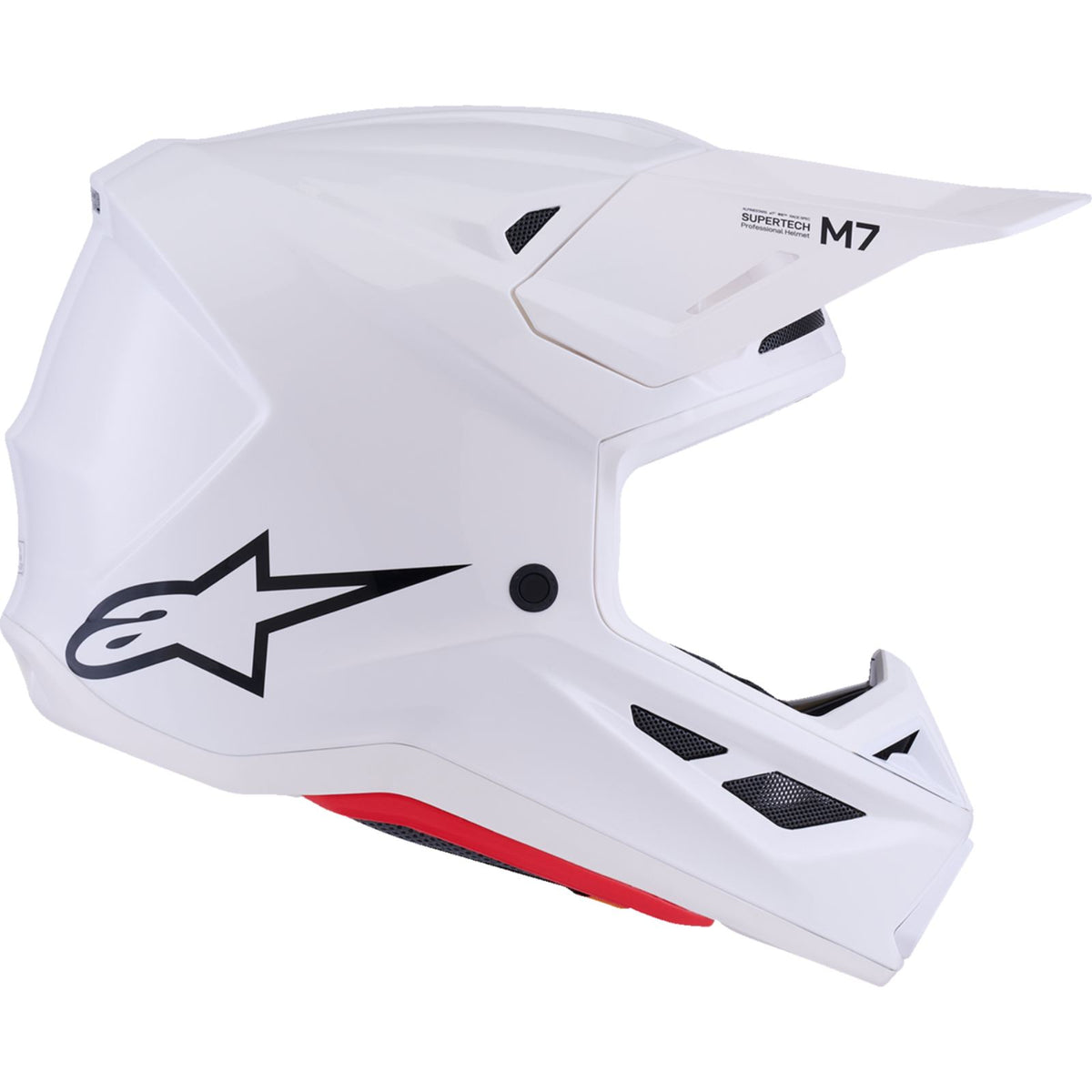 Alpinestars SM7 Helmet - Solid - Gloss White_2565884