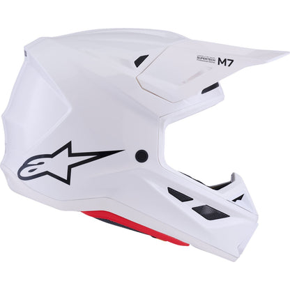 Alpinestars SM7 Helmet - Solid - Gloss White_2565884