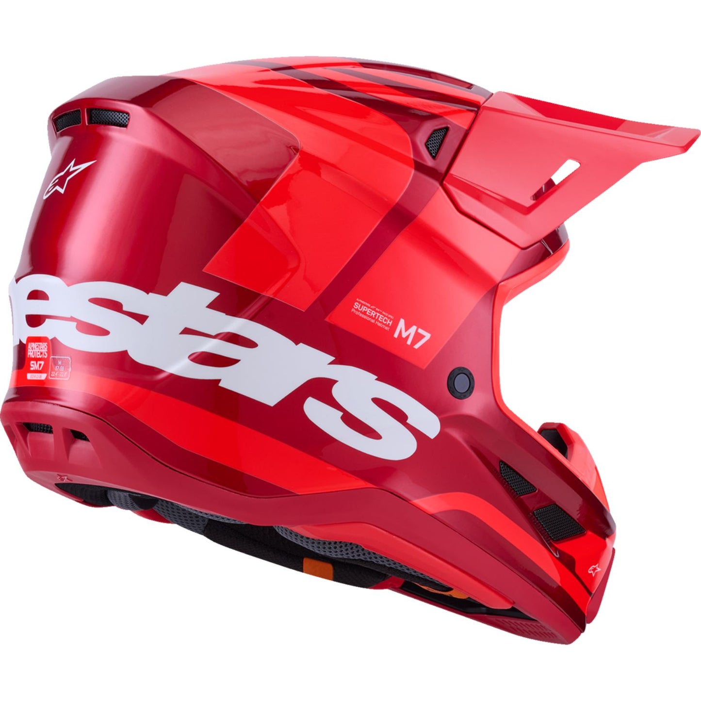 Alpinestars SM7 Helmet - Core - Gloss Red - XS [MPN: 8301826-3127-XS]_2559186