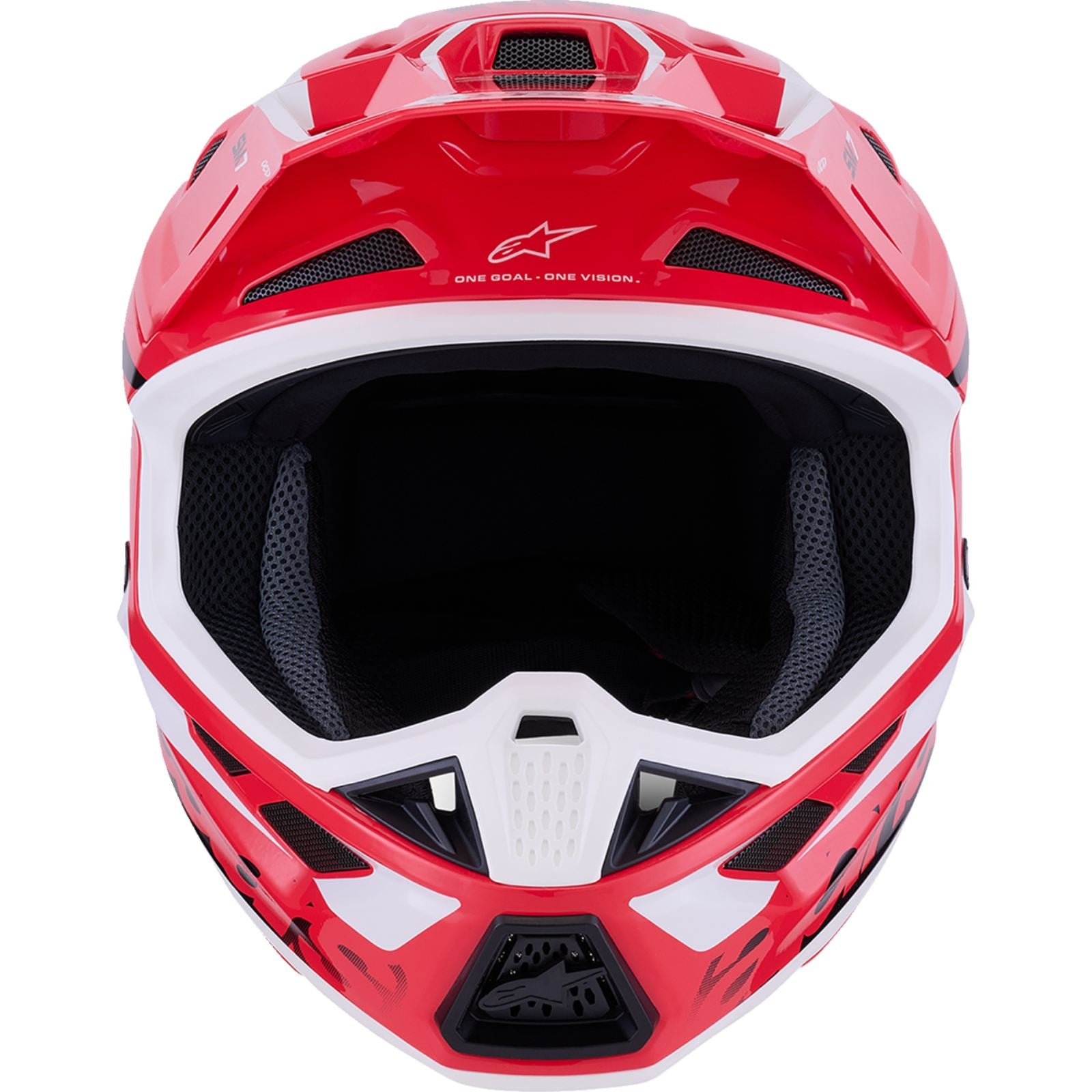 Alpinestars SM7 Helmet - Deed - Gloss Red/Black/White - XS [MPN: 8302426-3139-XS]_2565087