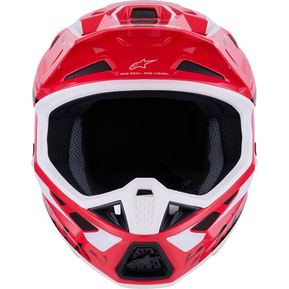 Alpinestars SM7 Helmet - Deed - Gloss Red/Black/White - XS [MPN: 8302426-3139-XS]_2565087