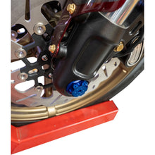 Paul Yaffe's Bagger Nation Axle Cover Kit - Y-Axle Rod - Front - Standard/Turret - Blue [MPN: PYO:YHTR-18L-BE]_2565534
