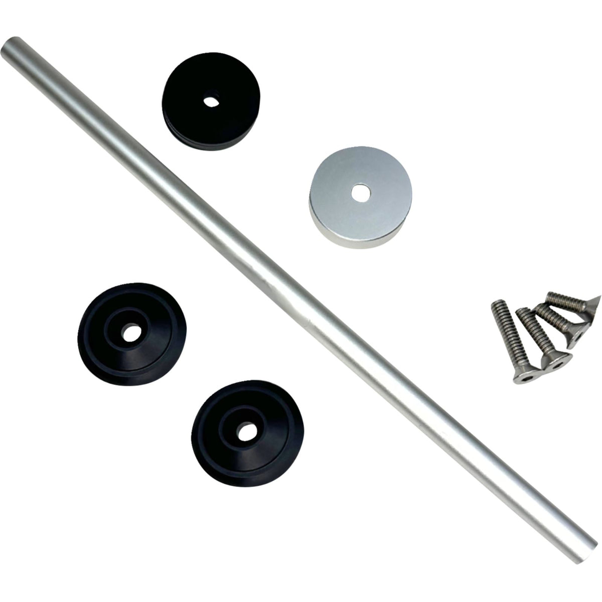 Custom Dynamics Front Axle Cover Kit - Black for M8 [MPN: CD-AC-B]_2564371