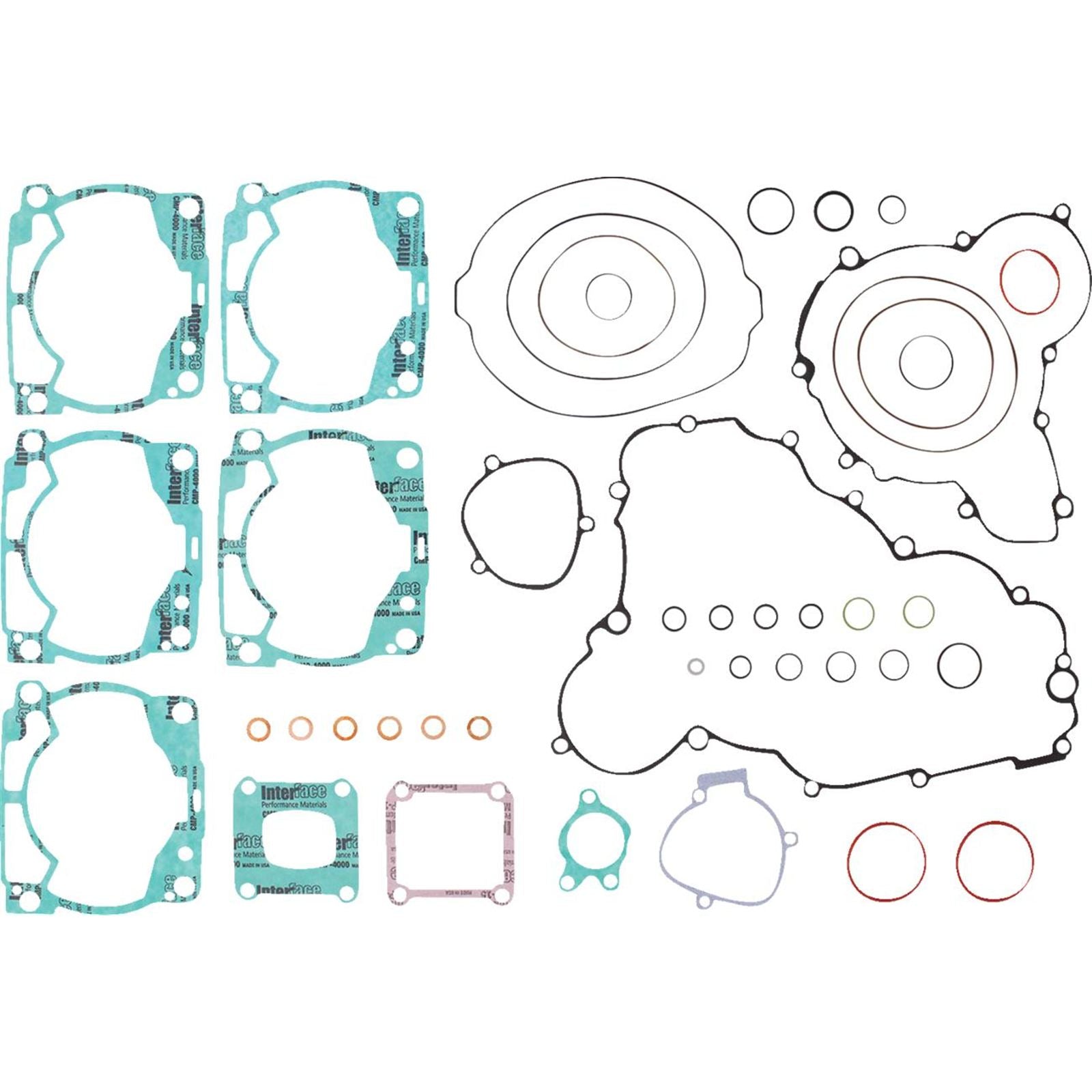Moose Offroad Complete Gasket Kit without Seals fits Gas Gas/KTM [MPN: 0934-8365]_2568568