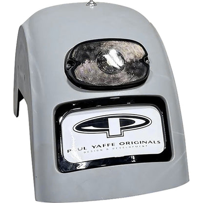 Paul Yaffe's Bagger Nation French Fix Rear Fender Black Plate Frame Smoke TailLight for Softail [MPN: PYO:FF-B-S]_2563906