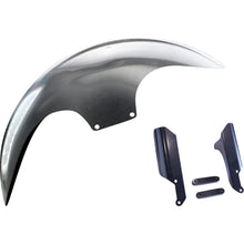 Paul Yaffe's Bagger Nation Cafe Front Fender - 19" Wheel - With Black Fork Adapters [MPN: PYO:CAFE-19-18LR-B]_2564480